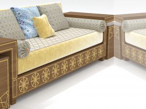 Arabic sofa 3D Model