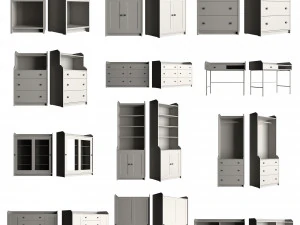 Ikea - Coleção Hauga Modelo 3D