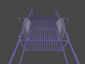 Low-poly local thailand trolley model Modelo 3D