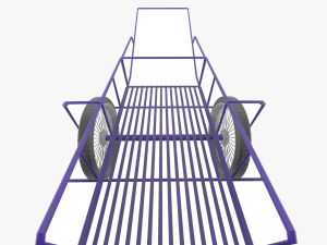 Low-poly local thailand trolley model 3Dモデル