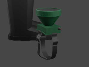 Low-poly local thailand farmer fishing equipment model 3D Model