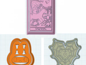 Pemotong kue khusus Model Cetak 3D