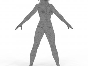 Bikini Girl 01 Modelo 3D