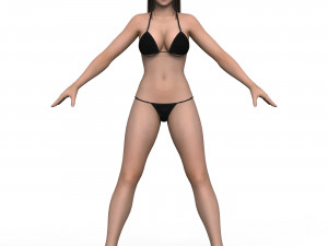 Bikini Girl 02 Modelo 3D