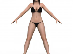 Bikini Girl 02 3D Model