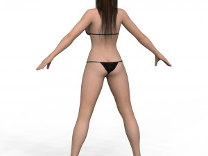 Bikini Girl 02 Modelo 3D