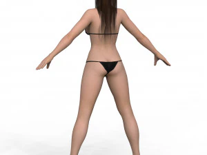 Bikini Girl 02 3D Model