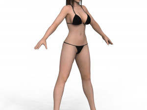 Bikini Girl 02 Modelo 3D