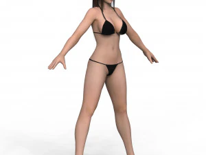 Bikini Girl 02 3D Model