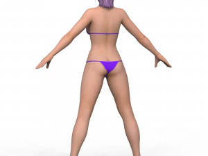 Bikini Girl 04 3D Model