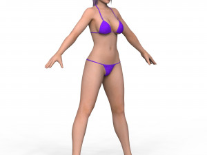 Bikini Girl 04 3D Model