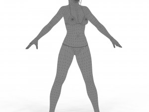 Bikini Girl 04 3D Model