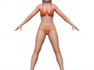 Bikini Girl 05 3D Model