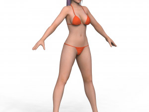 Bikini Girl 05 Modelo 3D