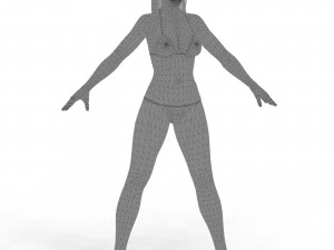 Bikini Girl 05 3D Model