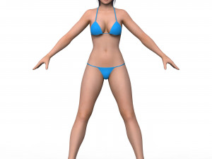 Bikini Girl 06 3D Model