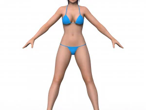 Bikini Girl 06 3D Model