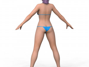Bikini Girl 06 3D Model