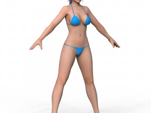 Bikini Girl 06 3D Model