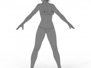 Bikini Girl 06 3D Model