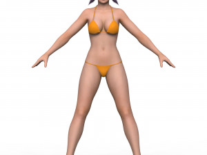 Bikini Girl 07 Modelo 3D