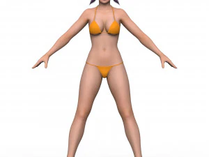 Bikini Girl 07 3D Model