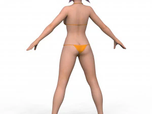 Bikini Girl 07 3D Model