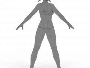 Bikini Girl 07 3D Model