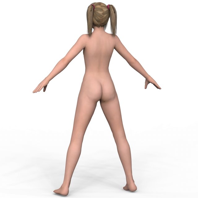 Download Nude Girl 04 3D Model