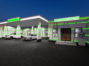 Car wash 3D Модель