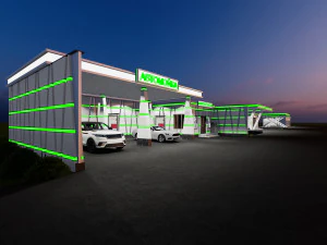 Car wash 3D Model