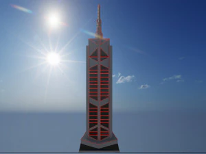 タワー1 3Dモデル