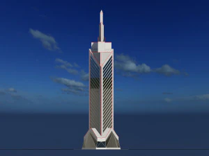 タワー1 3Dモデル