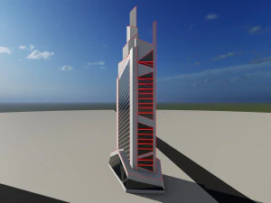 タワー1 3Dモデル