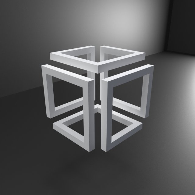 Cube Modelo 3D .c4d .max .obj .3ds .fbx .stl .blend 