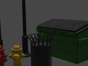 Traffic Props-Assets and Signs Collection Modelo 3D