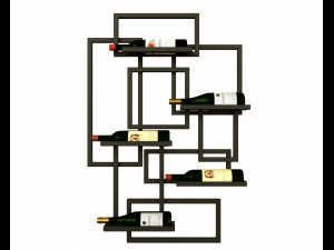 Wine rack Modelo 3D