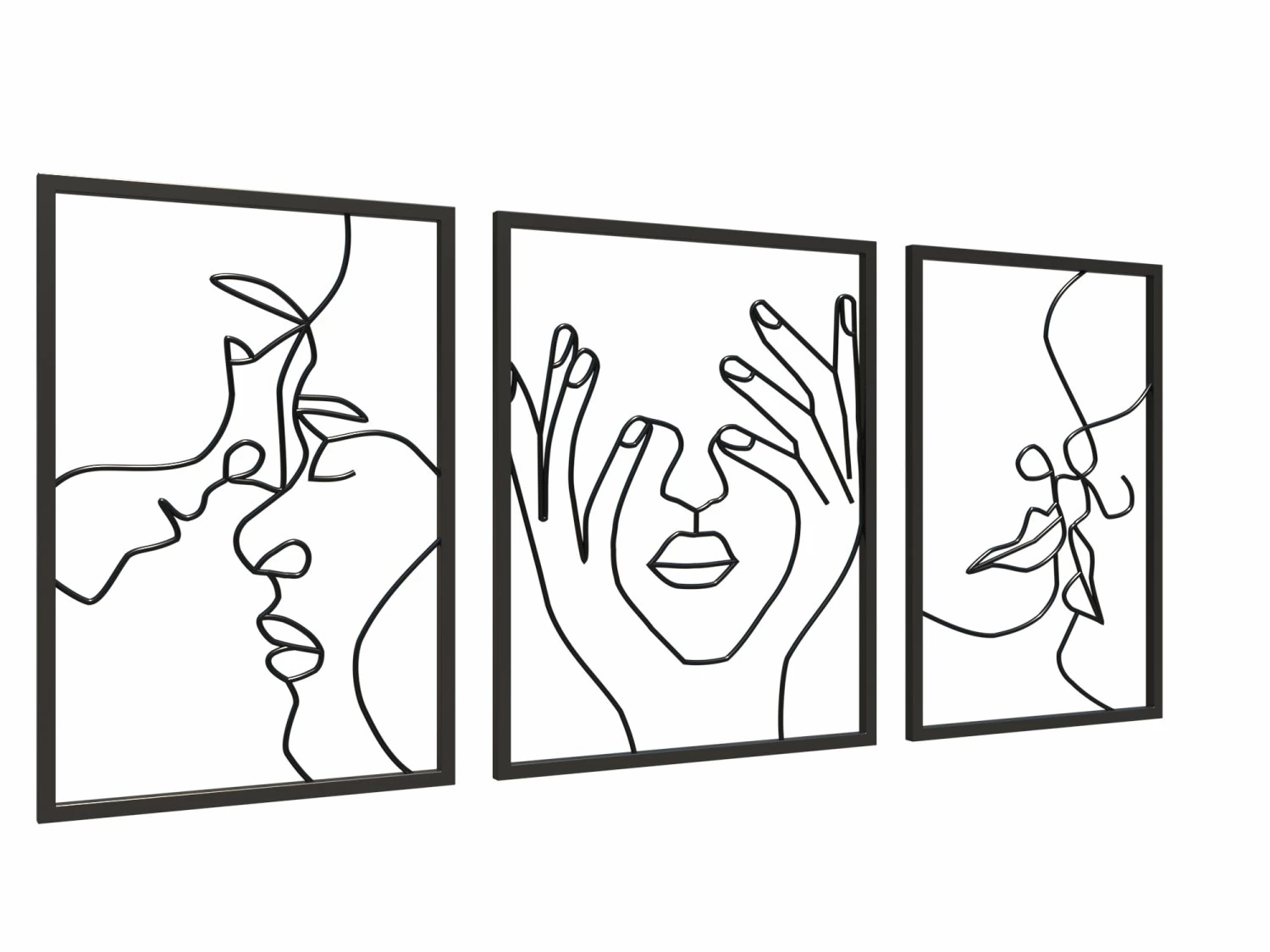 Dekor an der Wand 3D Modell .c4d .max .obj .3ds .fbx .stl .blend 