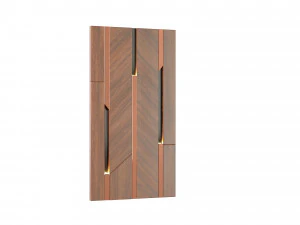 Painel de madeira Modelo 3D