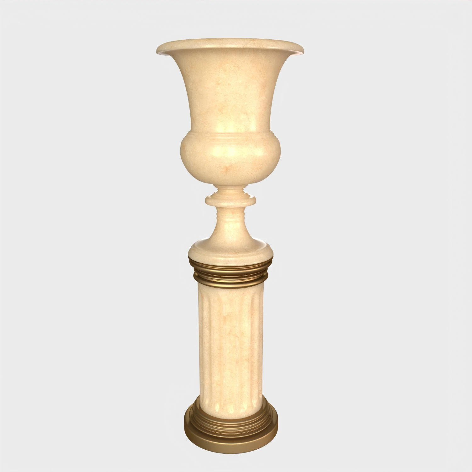 Marble vase 3D Model .c4d .max .obj .3ds .fbx .stl .blend 