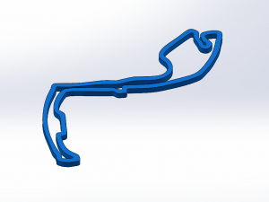 Monaco Circuit 3D Print Model