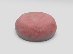 Rode zitzak 3D Model