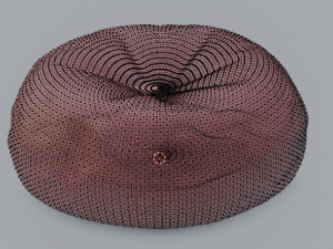 Red Beanbag 3D Model