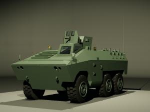 Engesa EE-11 Urutu Brazilian army Modelo 3D