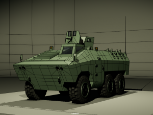 Engesa EE-11 Urutu Brazilian army Modelo 3D