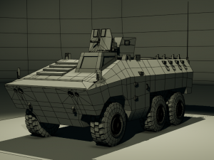 Engesa EE-11 Urutu Brazilian army Modelo 3D