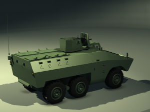 Engesa EE-11 Urutu Brazilian army Modelo 3D