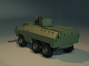 Engesa EE-11 Urutu Brazilian army Modelo 3D