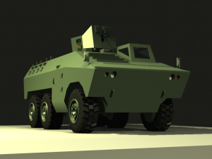 Engesa EE-11 Urutu Brazilian army Modelo 3D