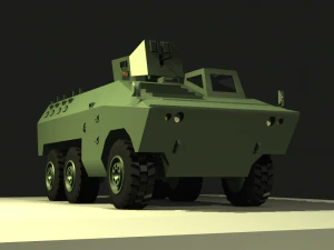 Engesa EE-11 Urutu Brazilian army 3D Model